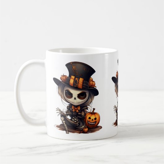 Steampunk Skeleton Mok (Links)
