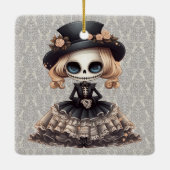 Steampunk Skeleton Ornament (Achterkant)