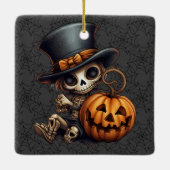 Steampunk Skeleton Ornament (Achterkant)