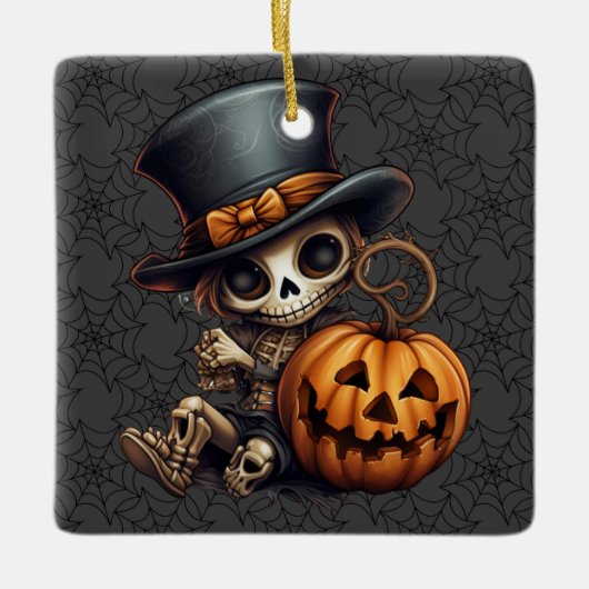 Steampunk Skeleton Ornament (Voorkant)