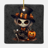 Steampunk Skeleton Ornament (Achterkant)