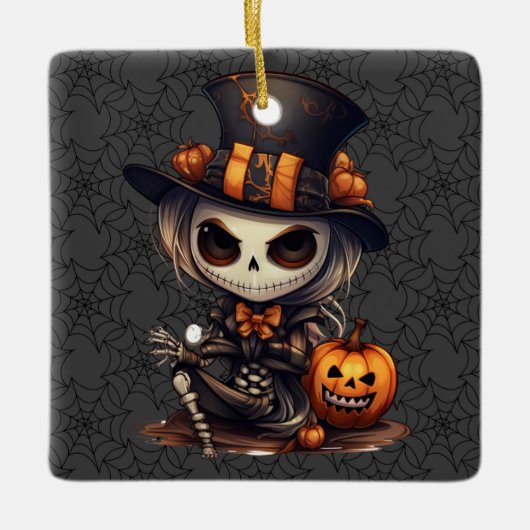 Steampunk Skeleton Ornament (Voorkant)
