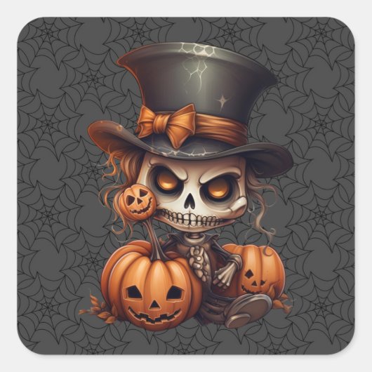 Steampunk Skeleton Stickers (Voorkant)