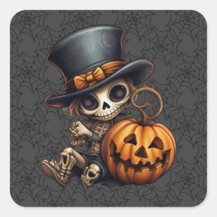 Steampunk Skeleton Stickers