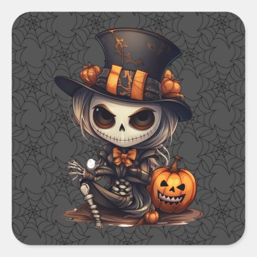 Steampunk Skeleton Stickers (Voorkant)