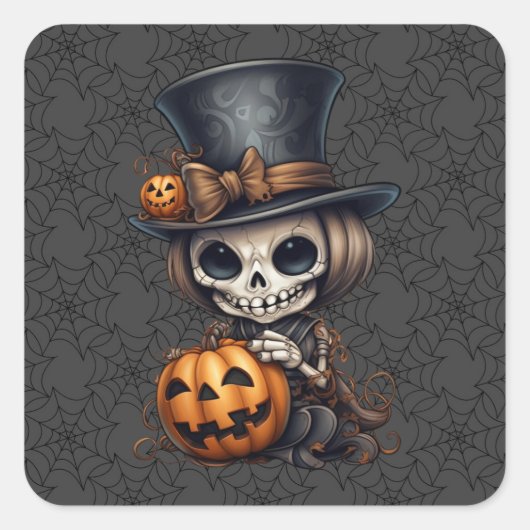 Steampunk Skeleton Stickers (Voorkant)