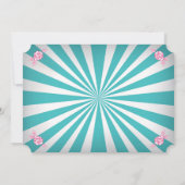 Steampunk Skull Burst Baby shower Uitnodiging (Achterkant)