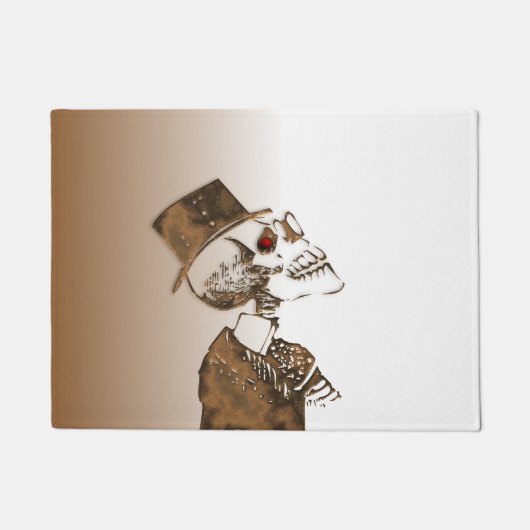 Steampunk Skull Deurmat (Voorkant)