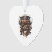 Steampunk Skull Engine Ornament (voorkant)