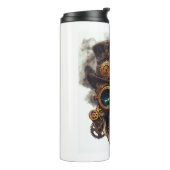 Steampunk Skull Engine Thermosbeker (Gedraaid links)