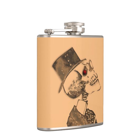 Steampunk Skull Flask Heupfles (Rechts)