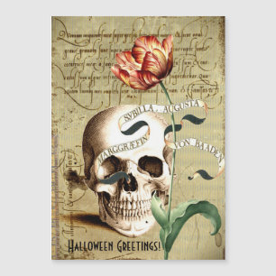 Steampunk Skull Floral die Halloween schrijft