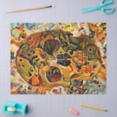 Steampunk Skull Gold-depotpapier Tissuepapier (Craft)