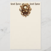 Steampunk Skull Gothic Style Briefpapier (Voorkant)