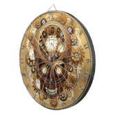 Steampunk Skull Gothic Style Dartbord (Voorkant Rechts)