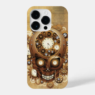 Steampunk Skull Gothic Style iPhone 14 Plus Hoesje