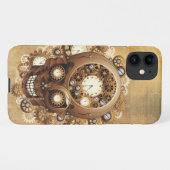 Steampunk Skull Gothic Style iPhone Hoesje (Achterkant horizontaal)