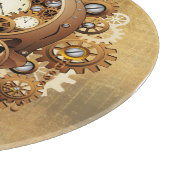 Steampunk Skull Gothic Style Snijplank (Hoek)