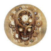 Steampunk Skull Gothic Style Snijplank (Voorkant)