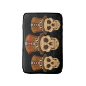 Steampunk Skull in Top Hat Thunder_Cove Badmat (Voorkant Verticaal)