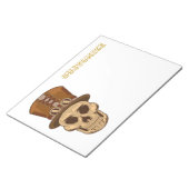 Steampunk Skull in Top Hat Thunder_Cove Journal Notitieblok (Schuin)
