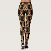 Steampunk Skull in Top Hat Thunder_Cove Leggings (Achterkant)