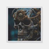Steampunk Skull Servet (Voorkant)