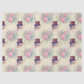 Steampunk Skulls en Rozen ontkoppelen Tissuepapier (Voorkant)