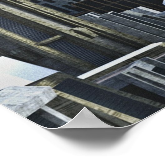 Steampunk Skyline Poster (Hoek)