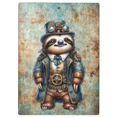 Steampunk Sloth Klembord (Achterkant)