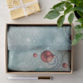 Steampunk sneeuwpop en steampunk sneeuwvrouw tissuepapier (Geschenk)