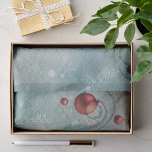 Steampunk sneeuwpop en steampunk sneeuwvrouw tissuepapier (Geschenk)