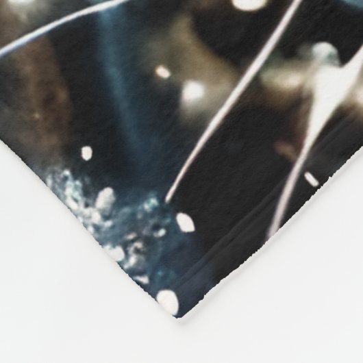 Steampunk Snow Leopard Fleece Deken (Hoek)