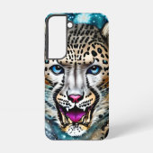 Steampunk Snow Leopard Samsung Galaxy Hoesje (Achterkant)
