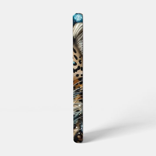 Steampunk Snow Leopard Samsung Galaxy Hoesje (Linkerkant)