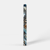 Steampunk Snow Leopard Samsung Galaxy Hoesje (Rechterkant)