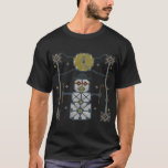 Steampunk Snowman Ugly Christmas Sweater T-shirt<br><div class="desc">Waarom zouden steampunk-fans worden weggelaten als het gaat om lelijke kersttruien? Deze steampunk sneeuwman staat onder een mechanische klok voor dit lelijke kerstontwerp.</div>