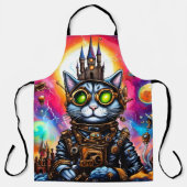 Steampunk Space Cat I Schort (Voorkant)