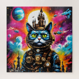 Steampunk Space Cat II Legpuzzel