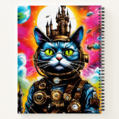 Steampunk Space Cat II Notitieboek (Achterkant)