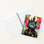 Steampunk Space Cat II Notitieboek (Binnen)