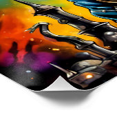 Steampunk Space Cat II Perfect Poster (Hoek)