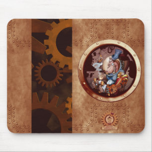 Steampunk Space Chimp Muismat