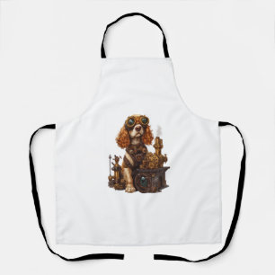 Steampunk Spaniel - Victoriaanse Hondenuitvinder Schort