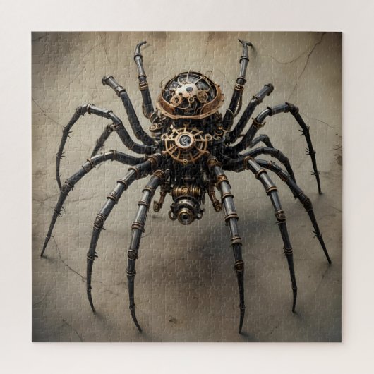 Steampunk Spider Jigsaw Puzzel (Verticaal)