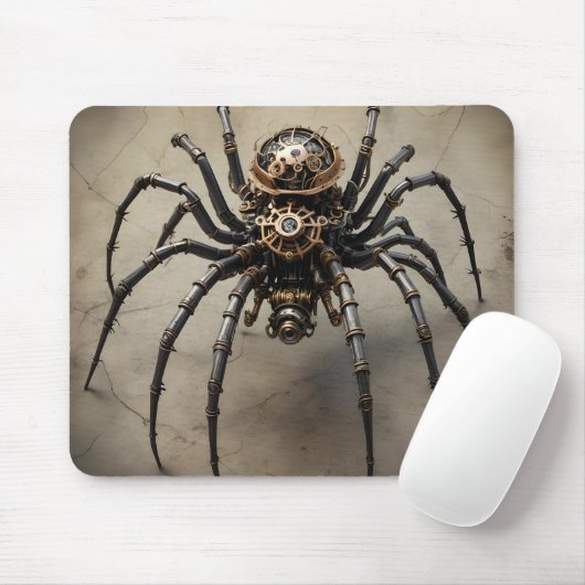 Steampunk Spider Muismat (Met muis)