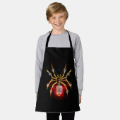 Steampunk spider on black schort (Gedragen)