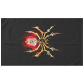 Steampunk spider on black tafelkleed (Voorkant (Horizontaal))