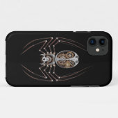 Steampunk Spider op Black Case-Mate iPhone Case (Achterkant (horizontaal))