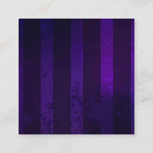 Steampunk Spider op Paarse achtergrond Contactkaartje (Achterkant)